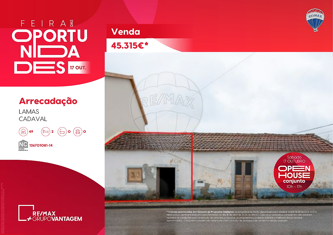 Arrecadação  para venda