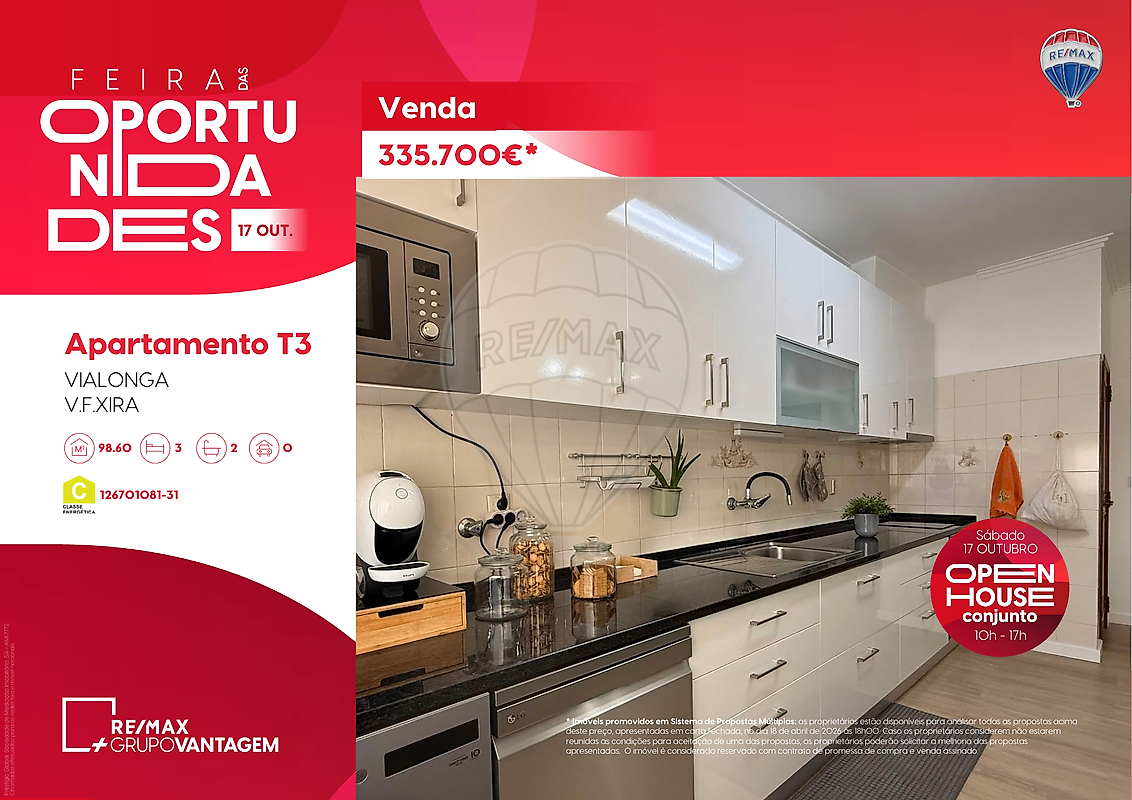 Apartamento T3 para venda