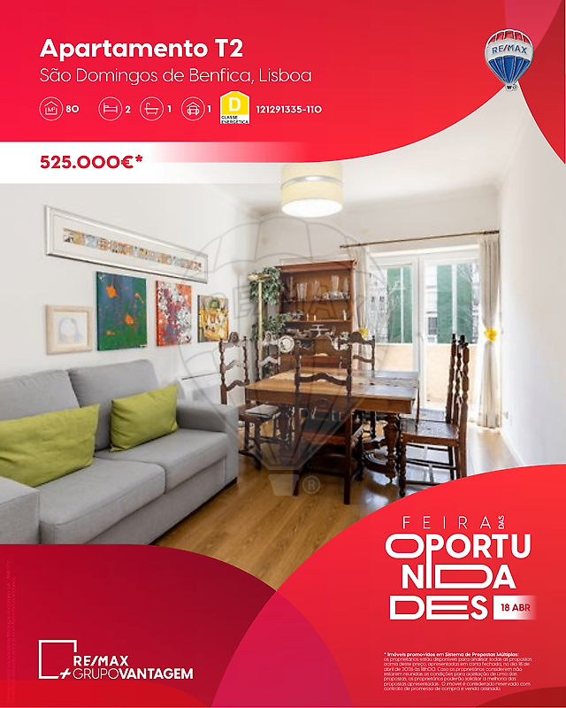 Apartamento T2 para venda