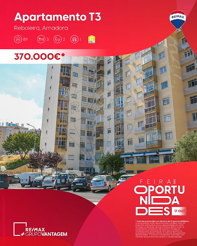 Apartamento T3 para venda