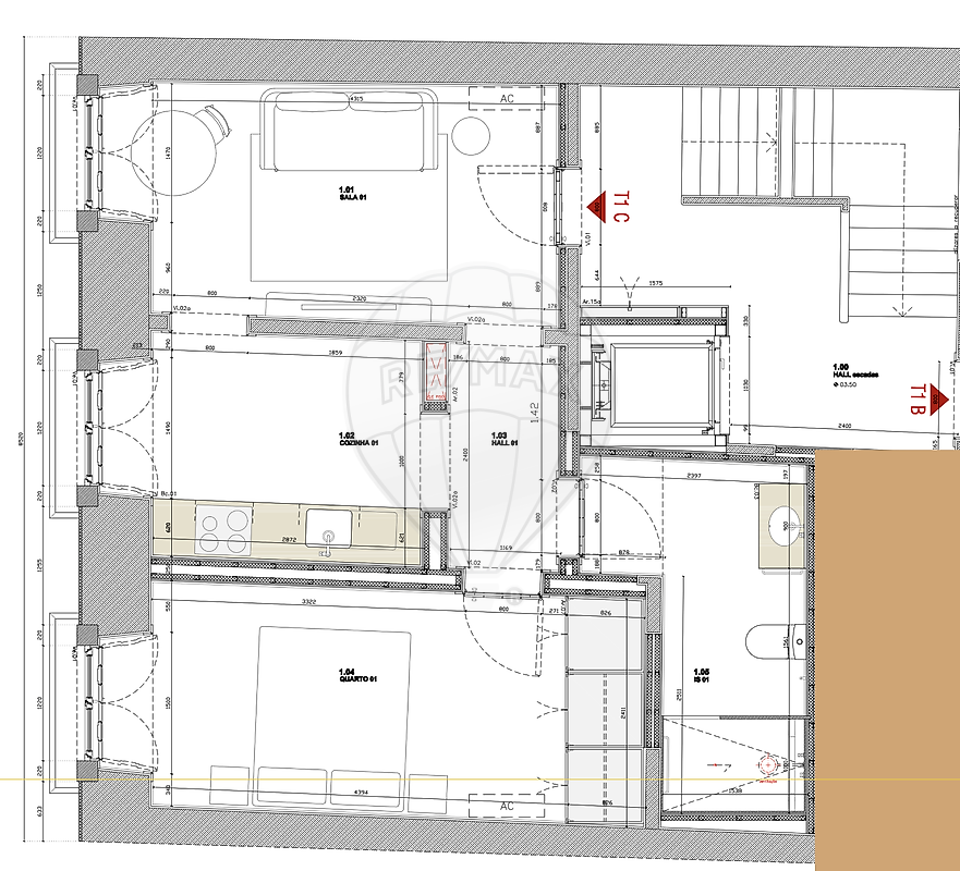 Apartamento T1 para venda